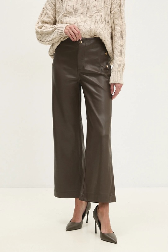 Hlače Answear.LAB ravni smeđa 9237.ILK