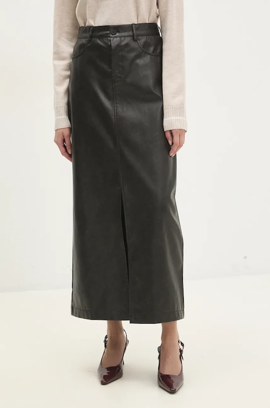 Спідниця Answear.LAB casual коричневий 23246nj.fos