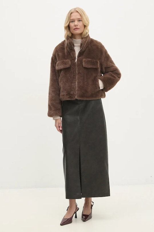 Спідниця Answear.LAB 23246nj.fos коричневий WZ24