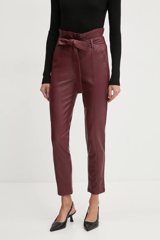 Answear.LAB spodnie dopasowany czerwony b9005.ios