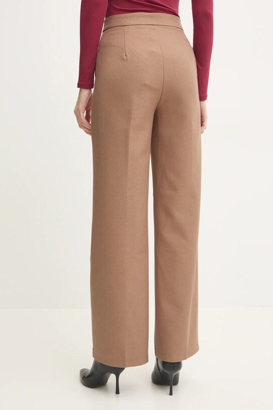 Îmbrăcăminte Answear Lab pantaloni din lână P968.hms bej