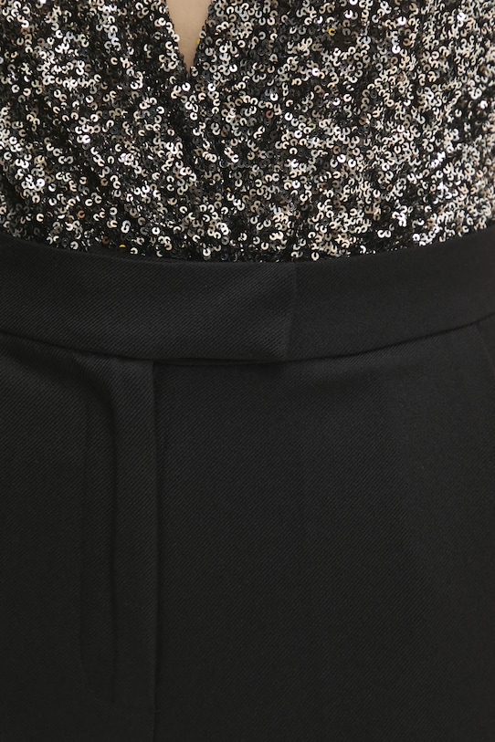 Answear Lab pantaloni din lână negru P968.hms