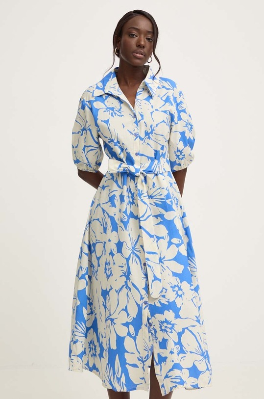 Answear Lab rochie din bumbac sng11.TWK albastru WZ24