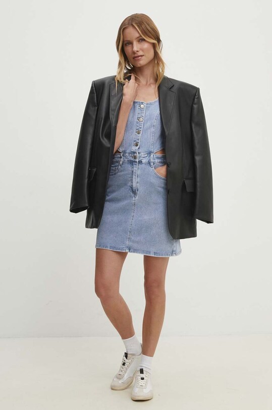 Answear Lab rochie din denim rd8393.IKK albastru WZ24