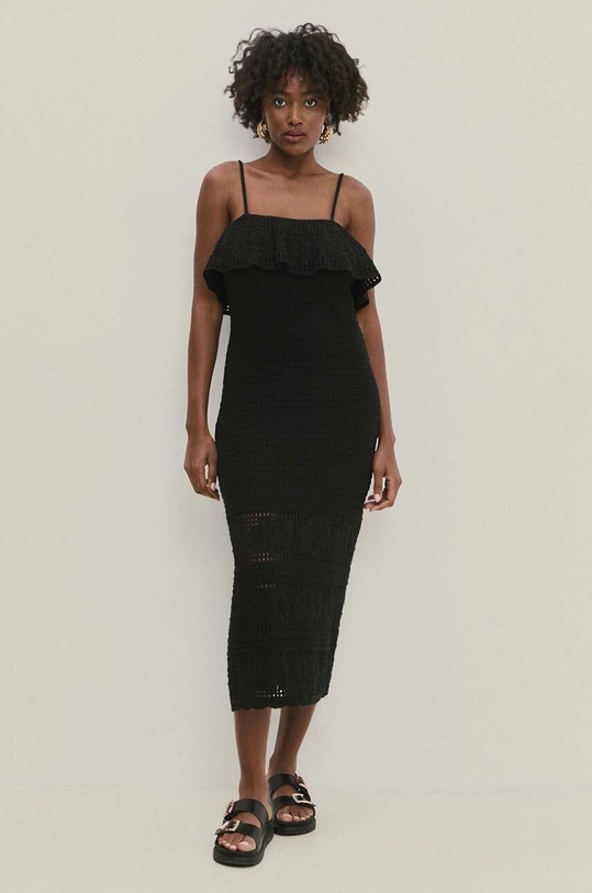 Φόρεμα Answear.LAB 90195.TWK μαύρο WZ24