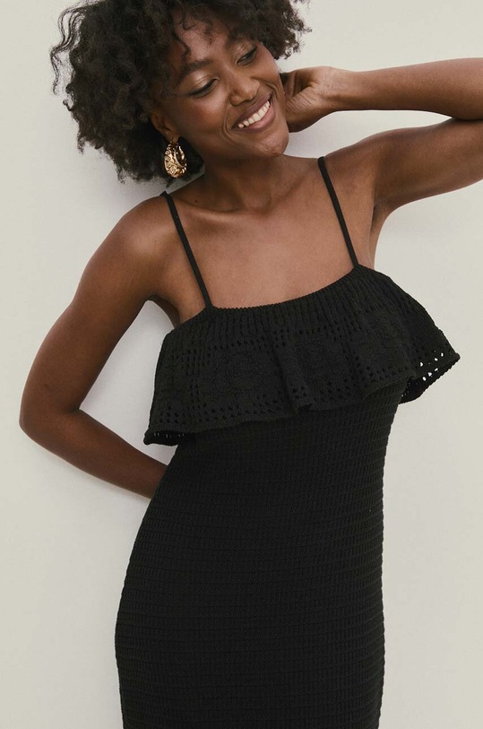 Φόρεμα Answear.LAB μαύρο 90195.TWK