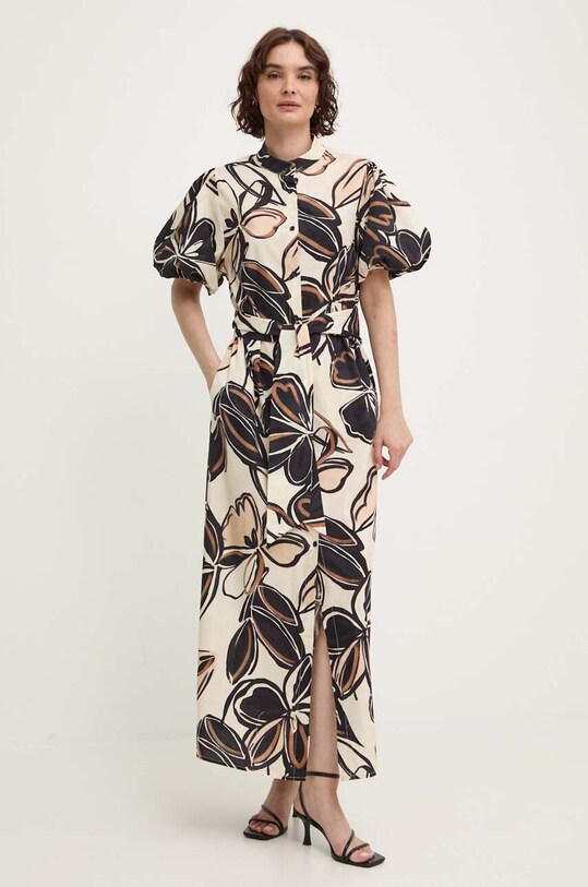 Answear Lab rochie maxi bej 95251.iw