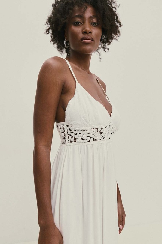 Answear Lab sukienka bawełniana biały 6444.TWK