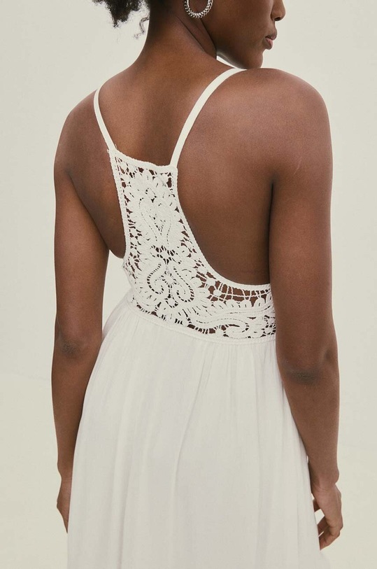 Answear Lab sukienka bawełniana 6444.TWK biały