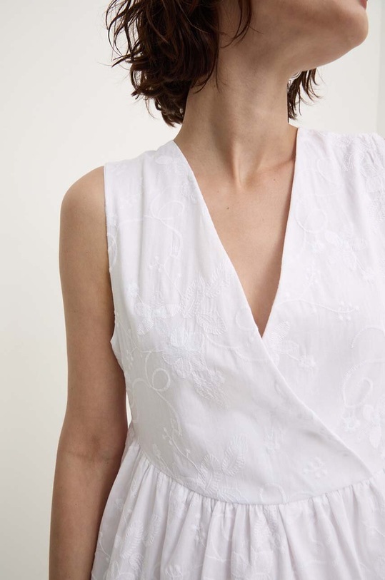 Answear Lab rochie din bumbac alb 1569.IJS