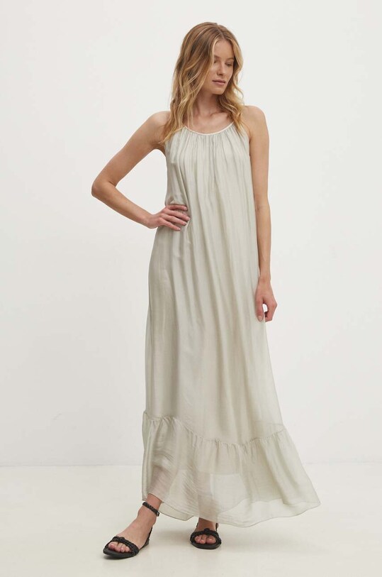 Answear Lab rochie maxi bej d661..ijs
