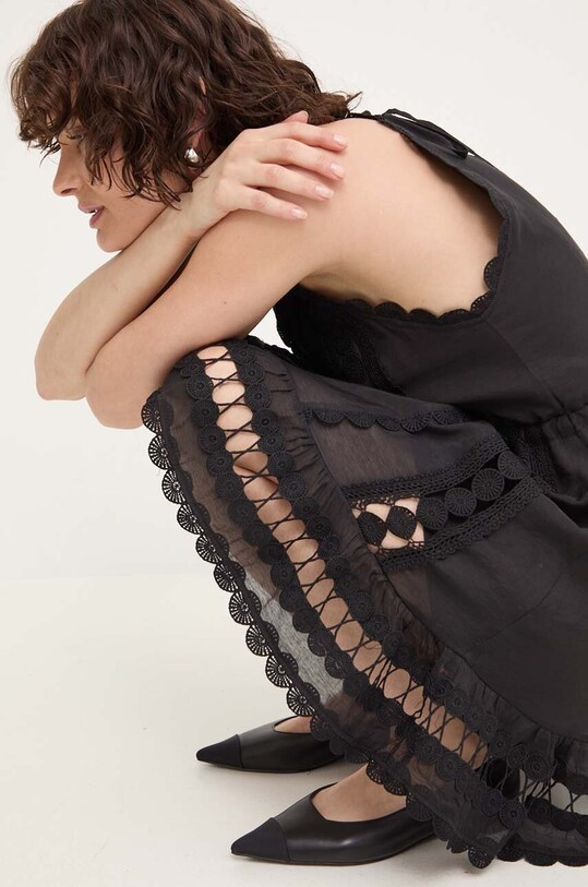 Answear Lab rochie negru 13143.ih