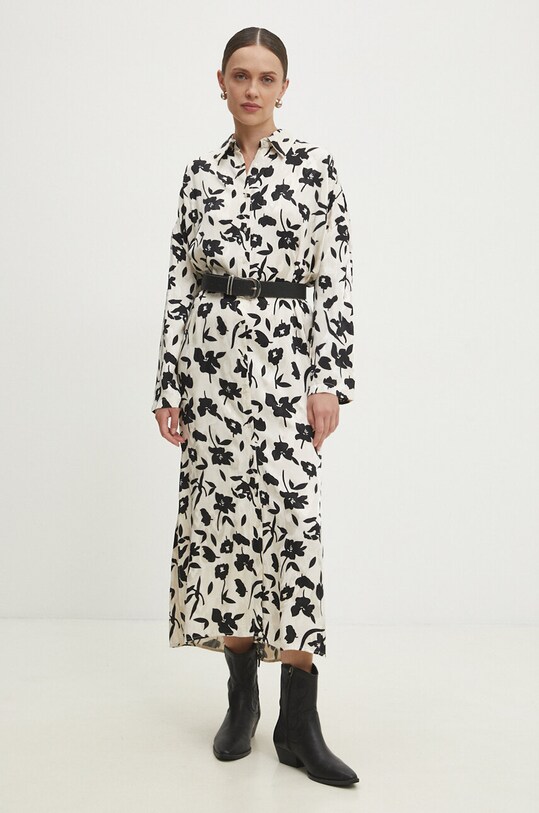 Сукня Answear.LAB 38821.th бежевий WZ24