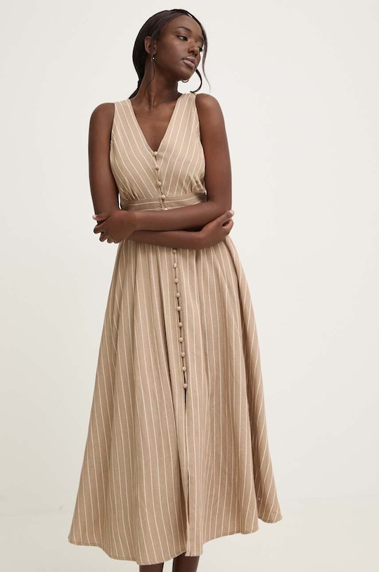 Answear Lab rochie maxi bej 22478lr.FKK