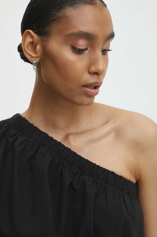 Answear.LAB sukienka bawełniana 0002.TMS czarny