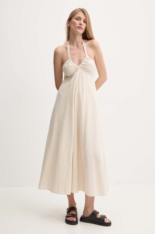 Сукня Answear.LAB casual бежевий 300501.TMS