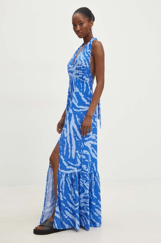 Šaty Answear.LAB maxi modrá 7027.TKK
