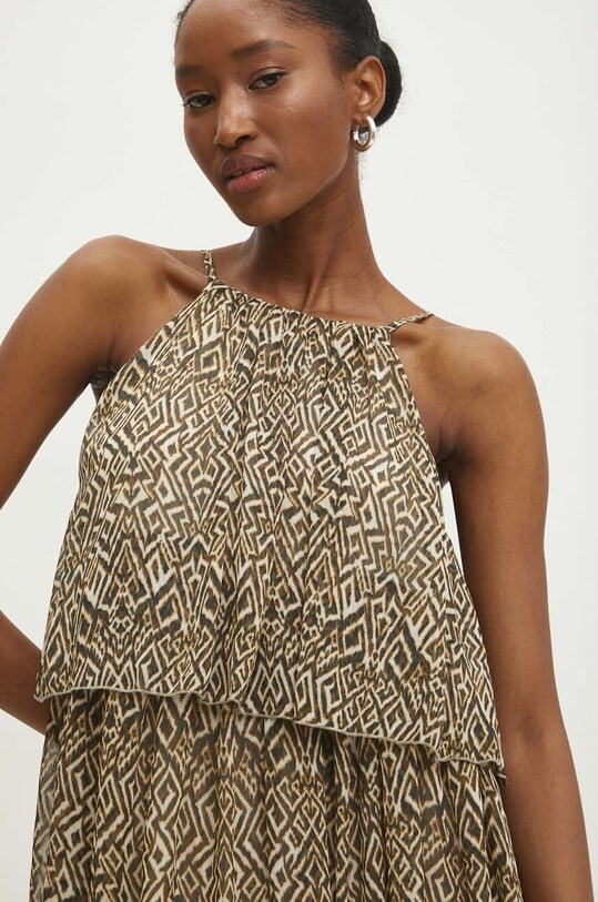 Answear Lab rochie 19637.TMS verde WZ24