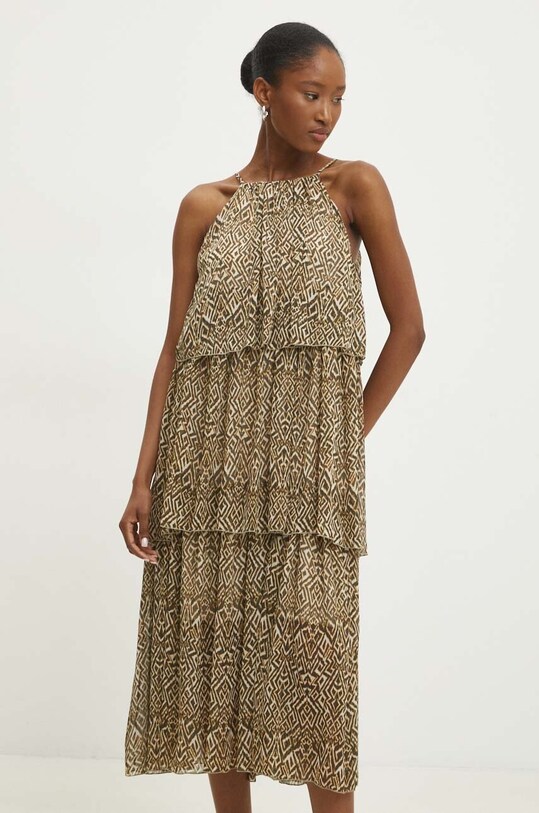 Answear Lab rochie verde 19637.TMS