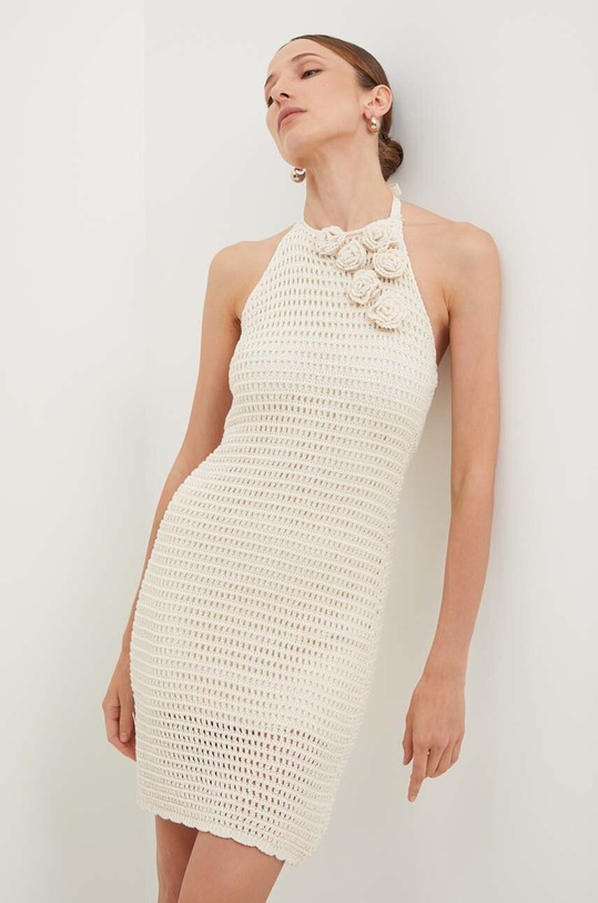 Answear Lab sukienka casual beżowy ssd029.tjs