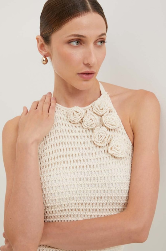 Šaty Answear.LAB béžová ssd029.tjs