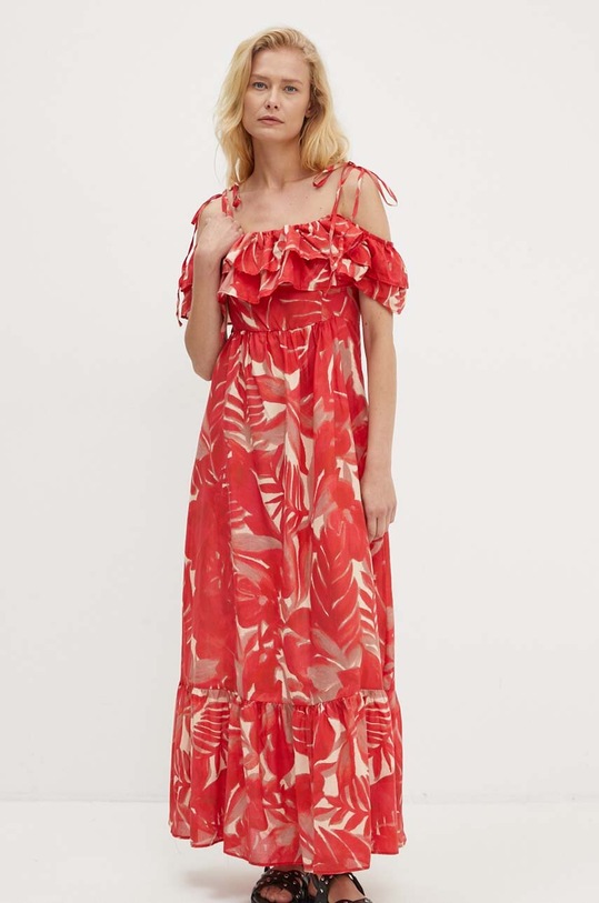 Answear Lab sukienka SNG1..TKK czerwony WZ24