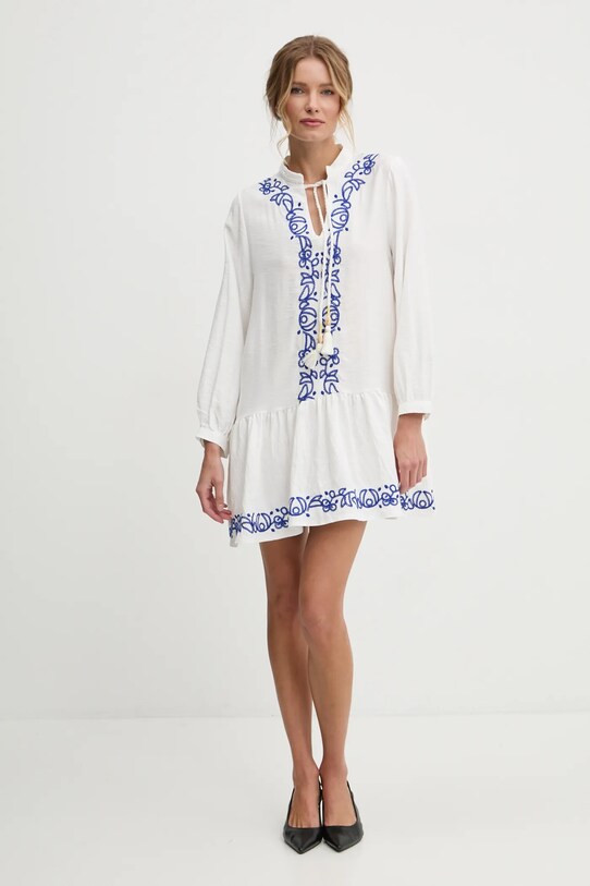 Answear Lab rochie SNG5.TKK alb WZ24