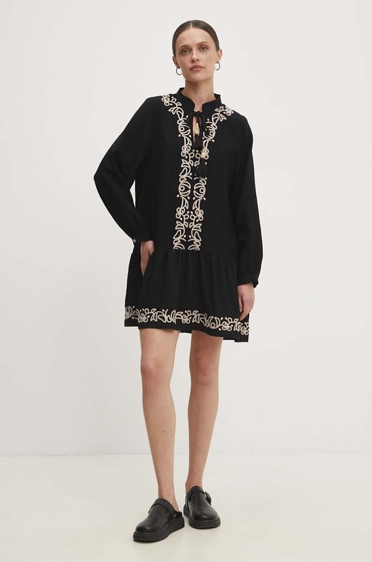 Šaty Answear.LAB SNG5.TKK černá WZ24