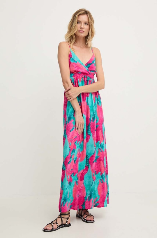 Šaty Answear.LAB viskóza ružová A100700.HWK