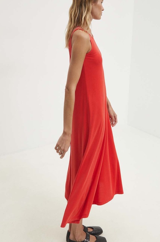 Answear Lab rochie midi rosu SNG18.TKK