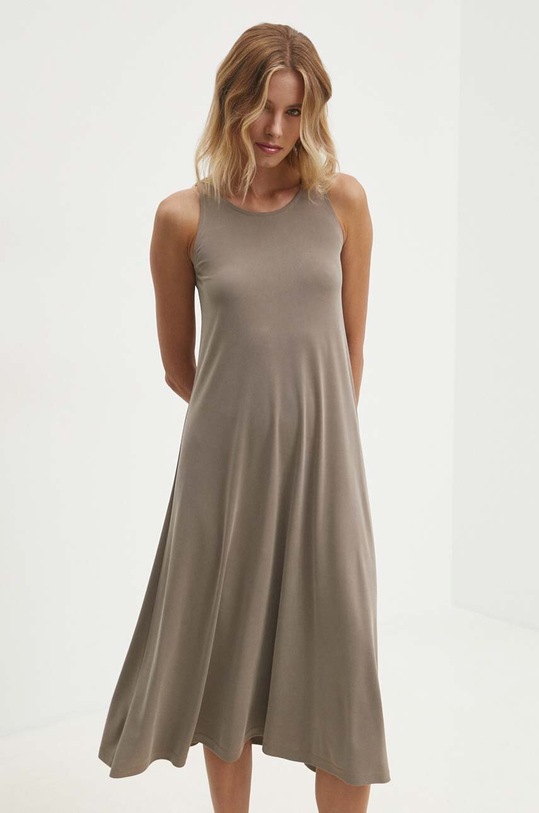 Šaty Answear.LAB SNG18.TKK béžová WZ24