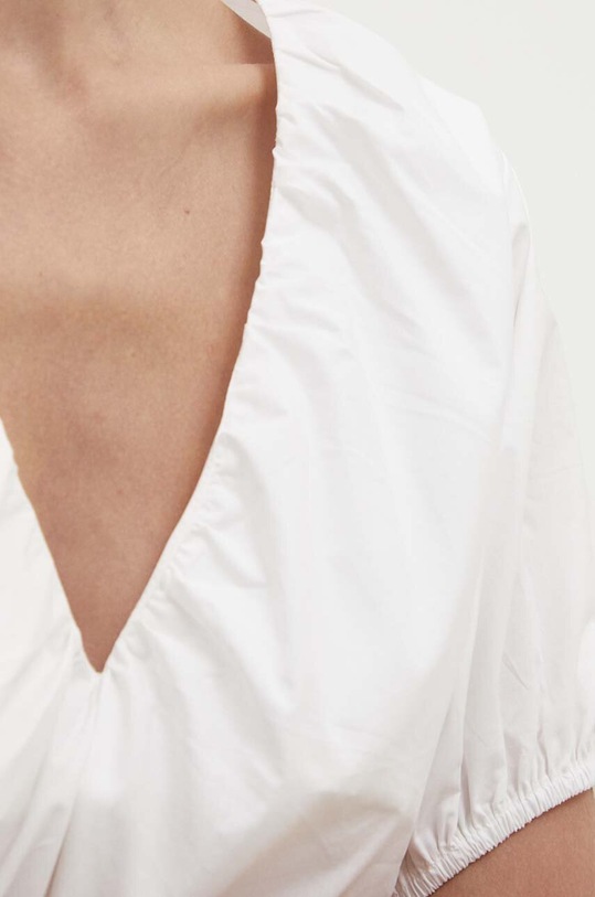 Answear Lab rochie din bumbac pk2393.ijs alb