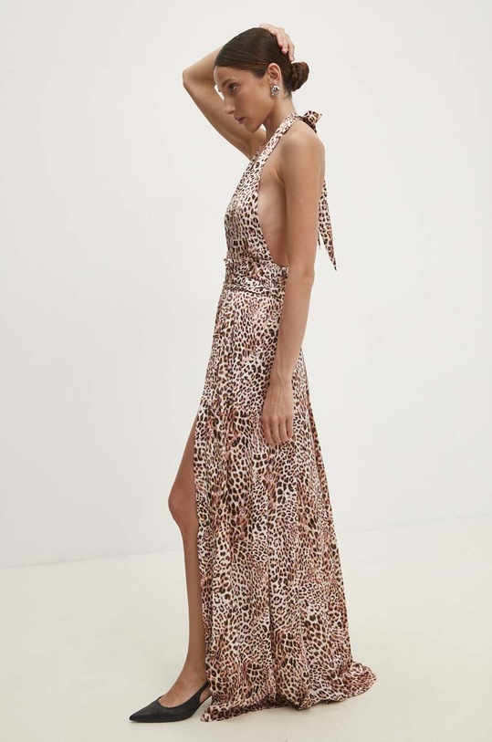 Answear Lab sukienka rozkloszowany fioletowy pk2337.ijs