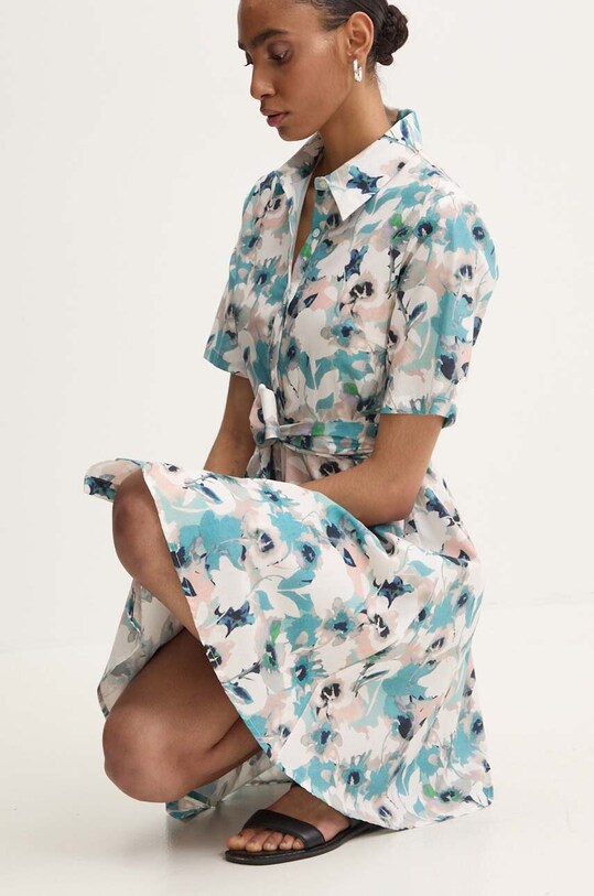 Pamučna haljina Answear.LAB plava pk2723.ijs1