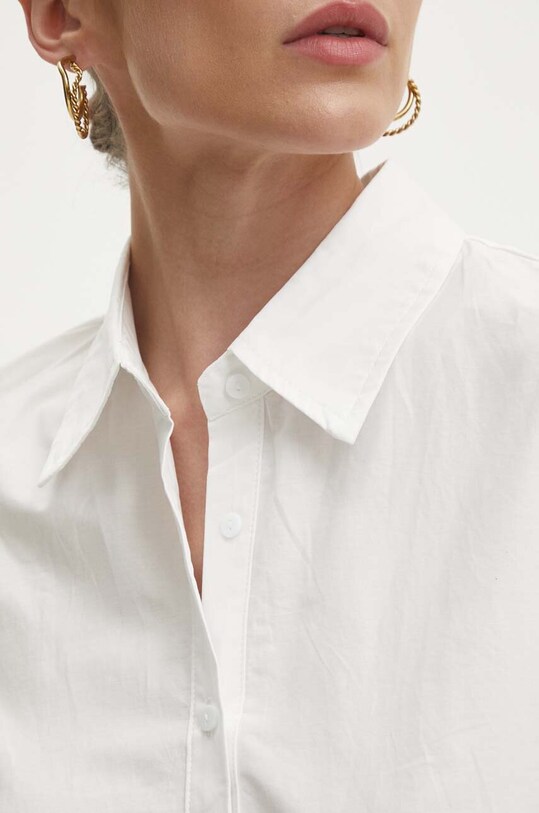 Answear Lab rochie din bumbac 4470.ijs alb