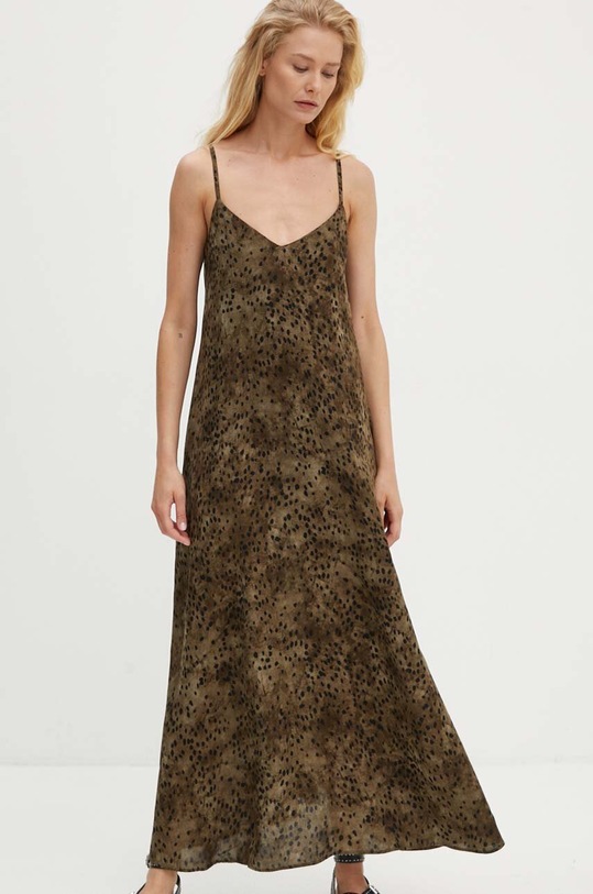 Answear Lab sukienka casual brązowy SSD04H.SNG.TJS