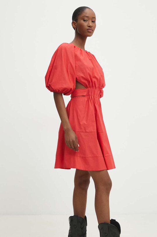 Odzież Answear.LAB sukienka bawełniana ssd04i.tjs czerwony