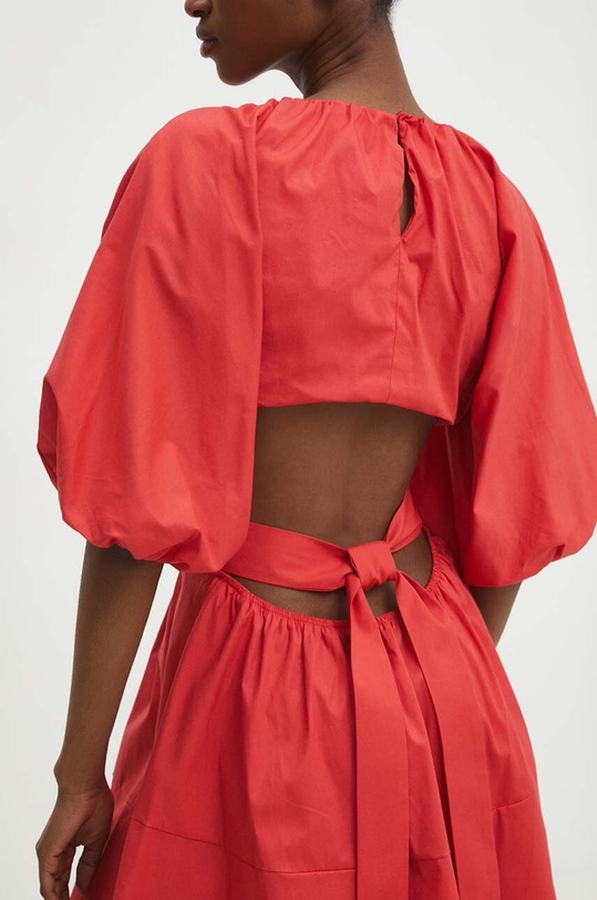 Answear.LAB sukienka bawełniana ssd04i.tjs czerwony