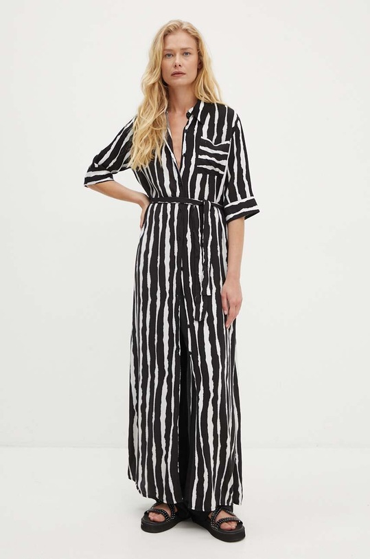 Haljina Answear.LAB crna sng1.ssd04m.tjs