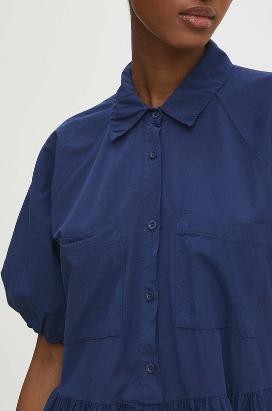 Answear Lab rochie din bumbac sng.ssd04n.tjs albastru