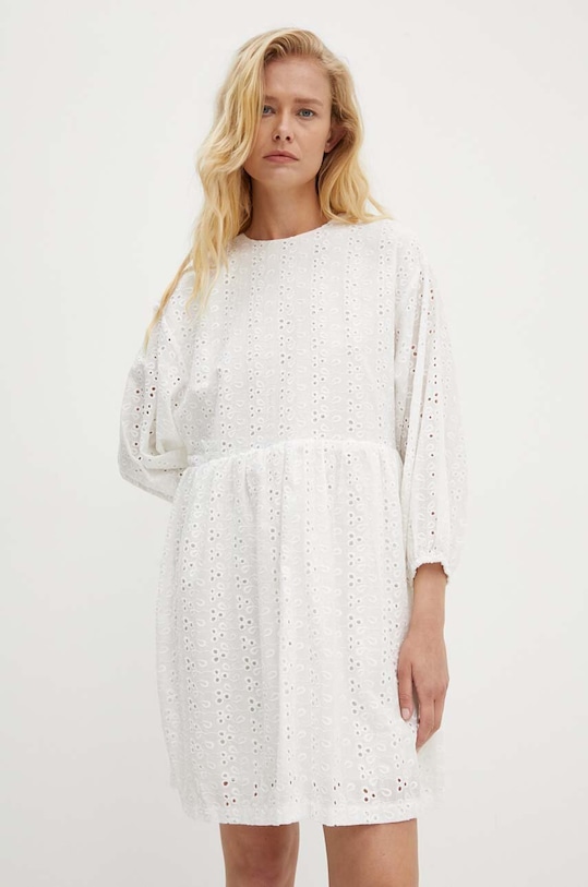 Answear Lab rochie din bumbac sng4.ssd04o.tjs alb WZ24