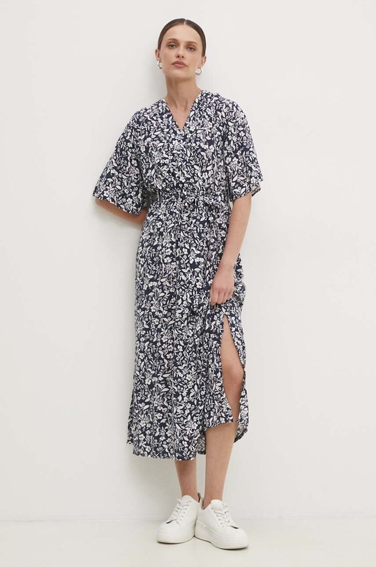 Šaty Answear.LAB maxi námořnická modř ssd04s.sng.tjs