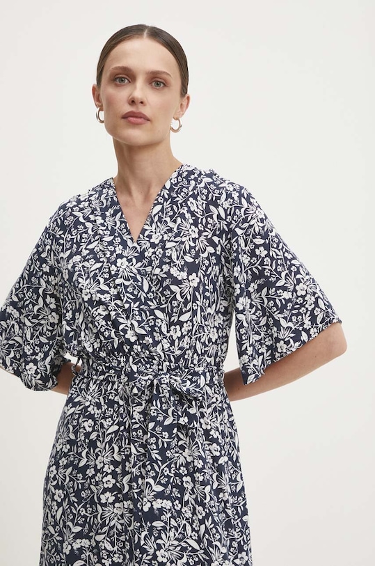 Šaty Answear.LAB námořnická modř ssd04s.sng.tjs