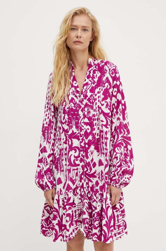 Šaty Answear.LAB růžová FL.SNG.tms