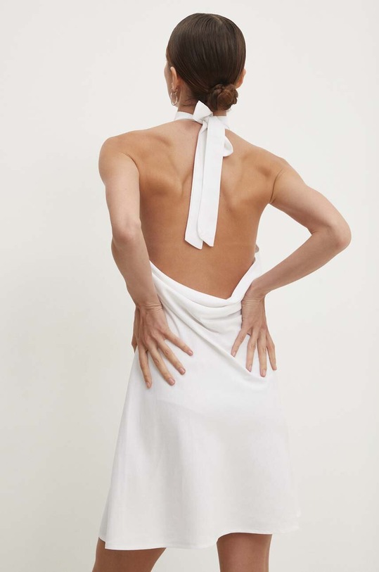 Îmbrăcăminte Answear Lab rochie din in 92213.ijs alb