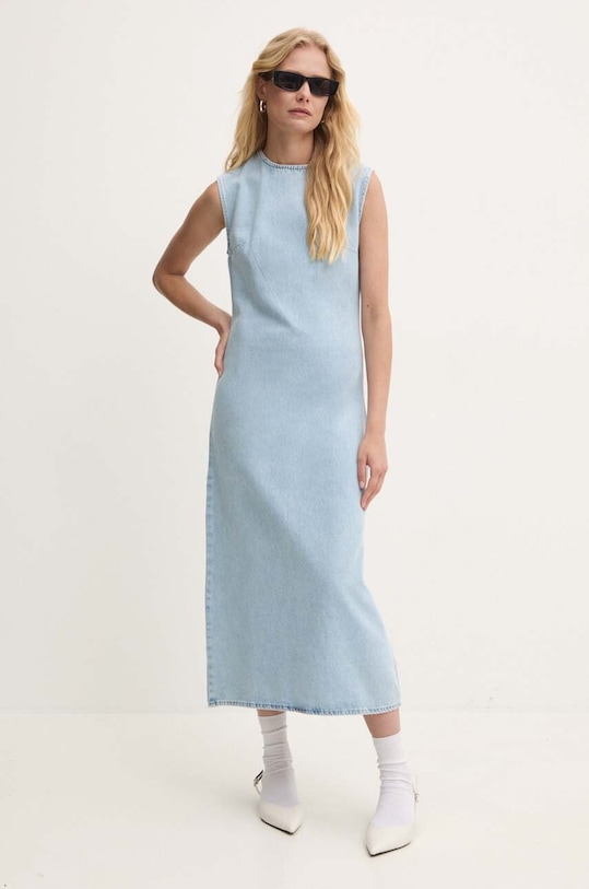 Answear Lab rochie din denim 90537.TMS albastru WZ24