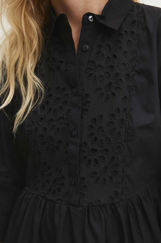 Answear Lab rochie din bumbac 1508.TMS negru