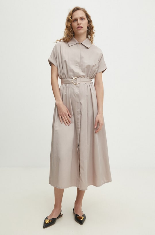 Answear Lab rochie fixat bej 29679.th