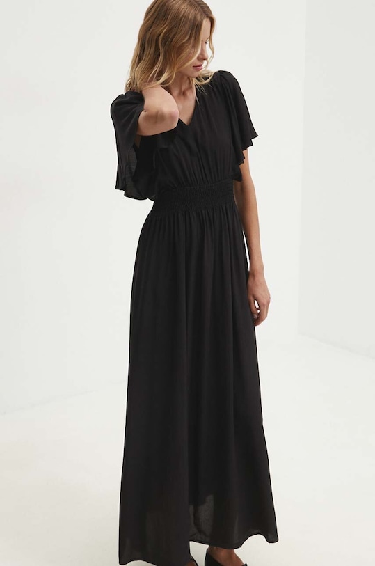 Šaty Answear.LAB maxi černá hq3556.fjs