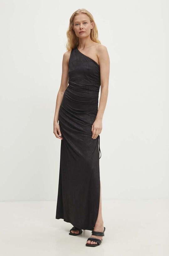 Answear.LAB sukienka maxi czarny LC240059.hh